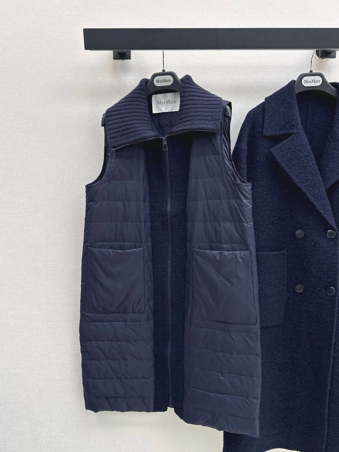Max New Down vest + coat two-piece set
