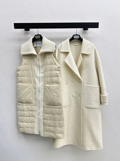 Max New Down vest + coat two-piece set
