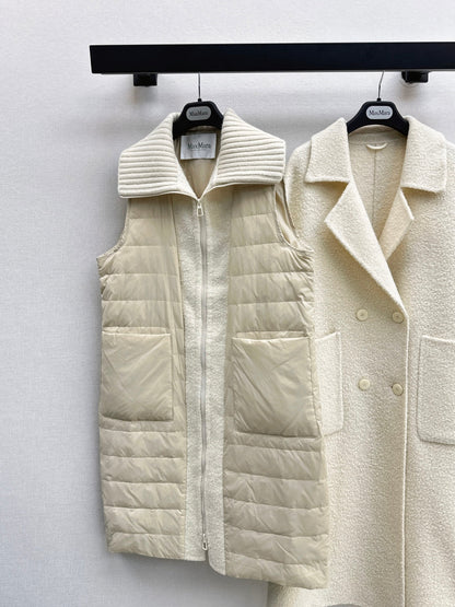 Max New Down vest + coat two-piece set