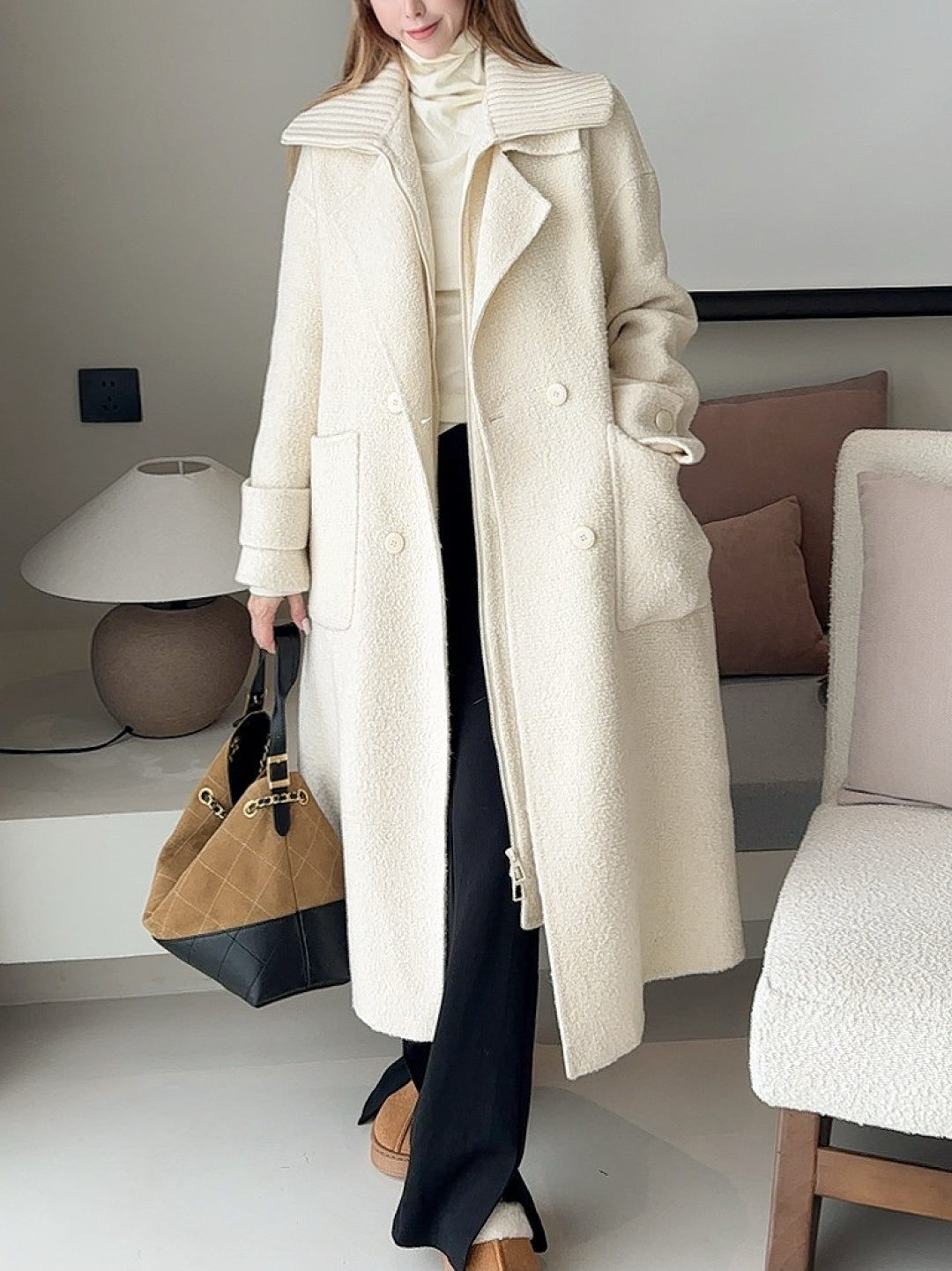 Max New Down vest + coat two-piece set