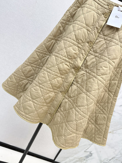 CD New Plaid long skirt