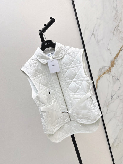 CD New Plaid vest jacket