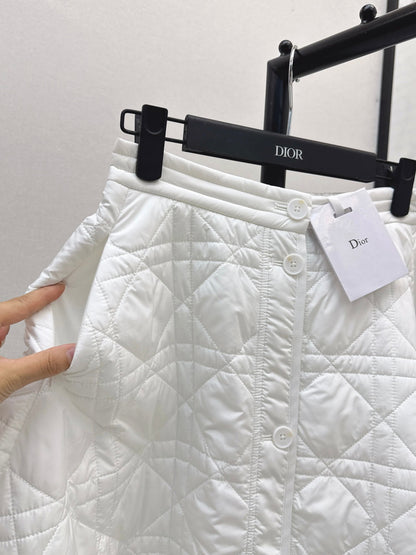 CD New Plaid long skirt