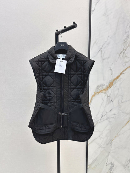 CD New Plaid vest jacket