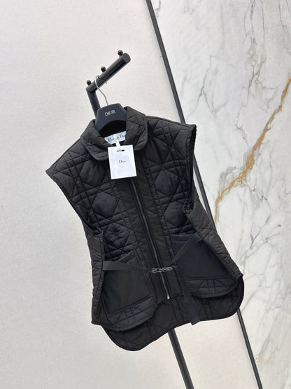 CD New Plaid vest jacket