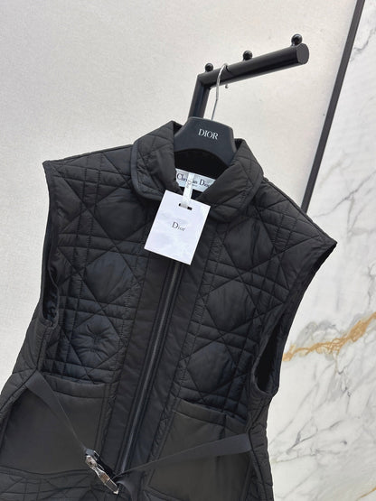 CD New Plaid vest jacket