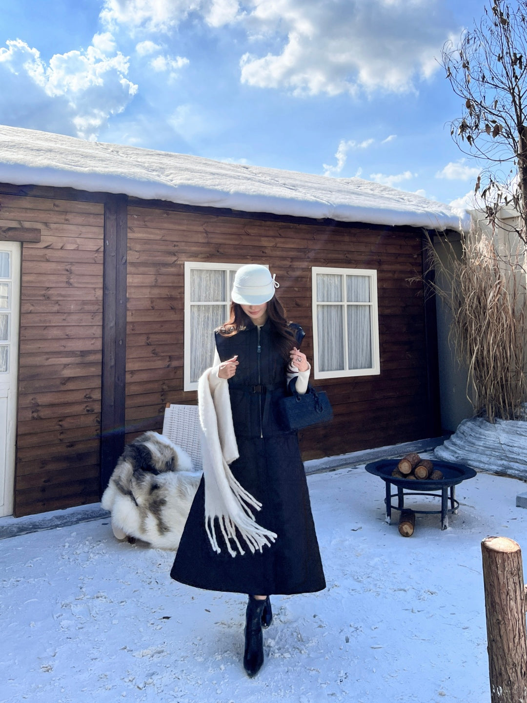 CD New Plaid vest jacket