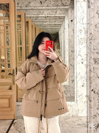 Monc New zipper down jacket