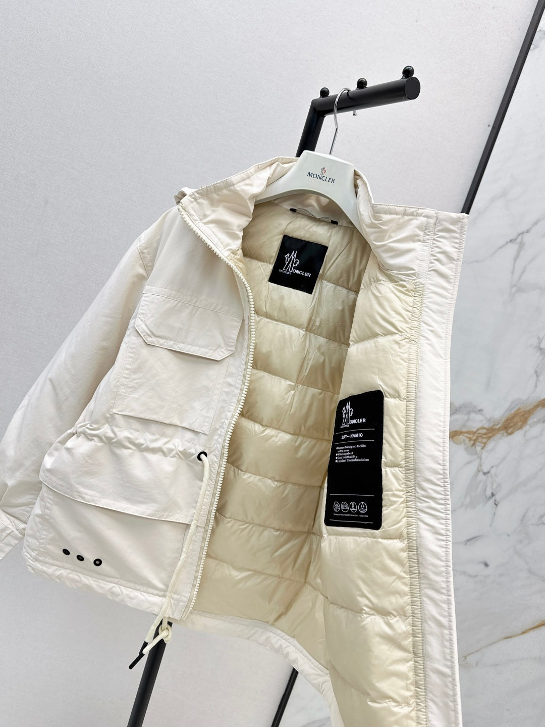 Monc New zipper down jacket