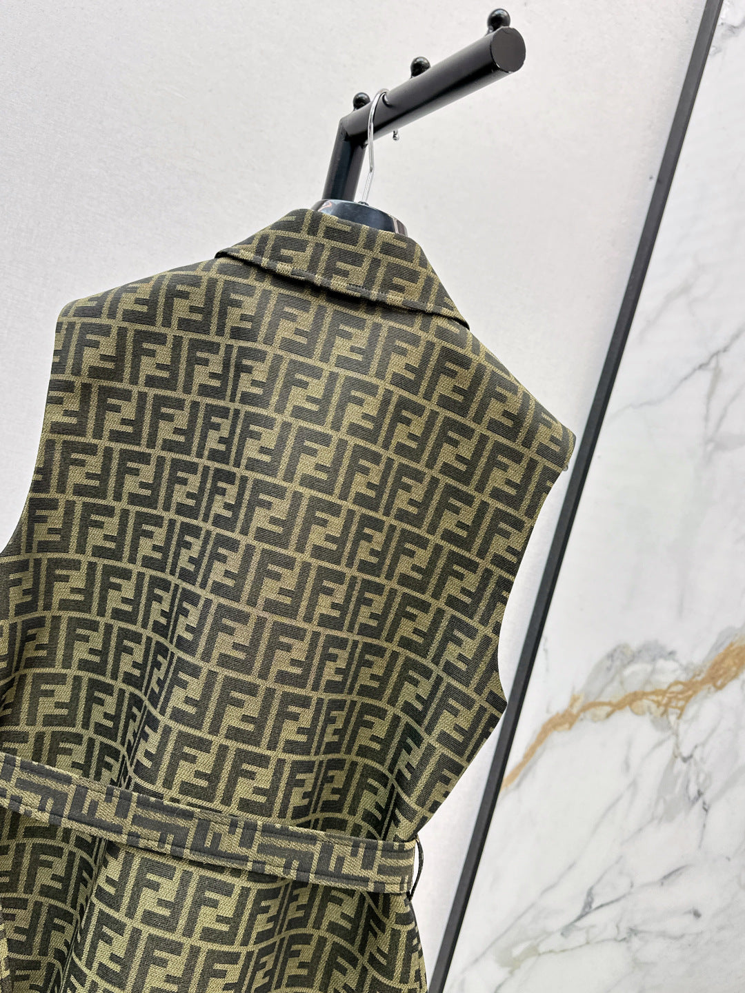 Fend New jacquard vest jacket