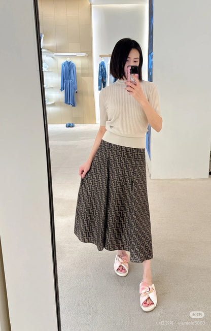 Fend New Short-sleeved sweater