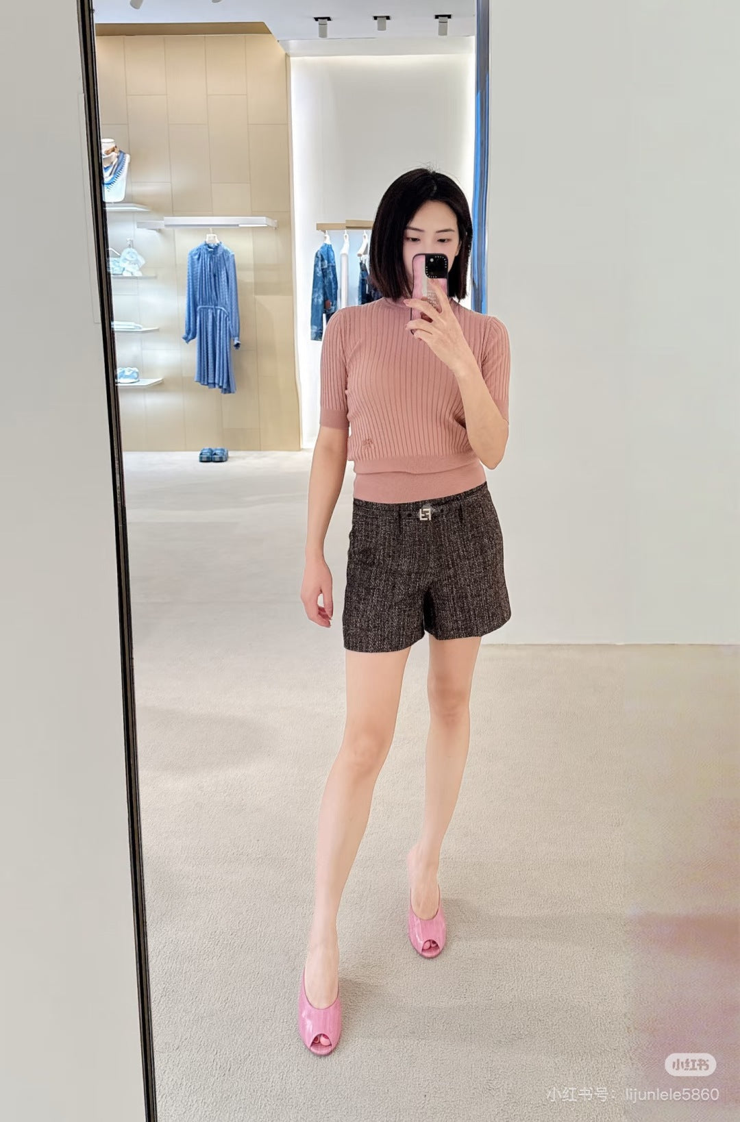 Fend New Short-sleeved sweater