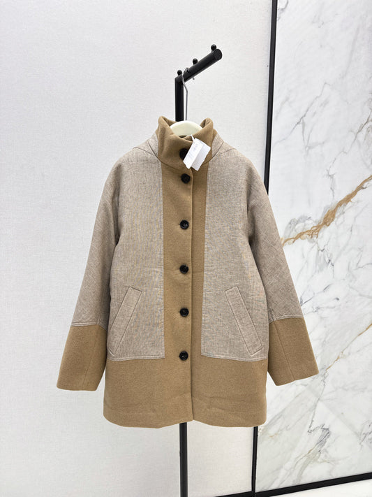 Loro New stand collar coat