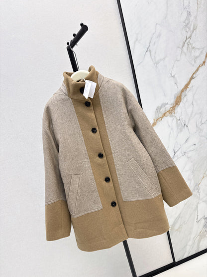 Loro New stand collar coat