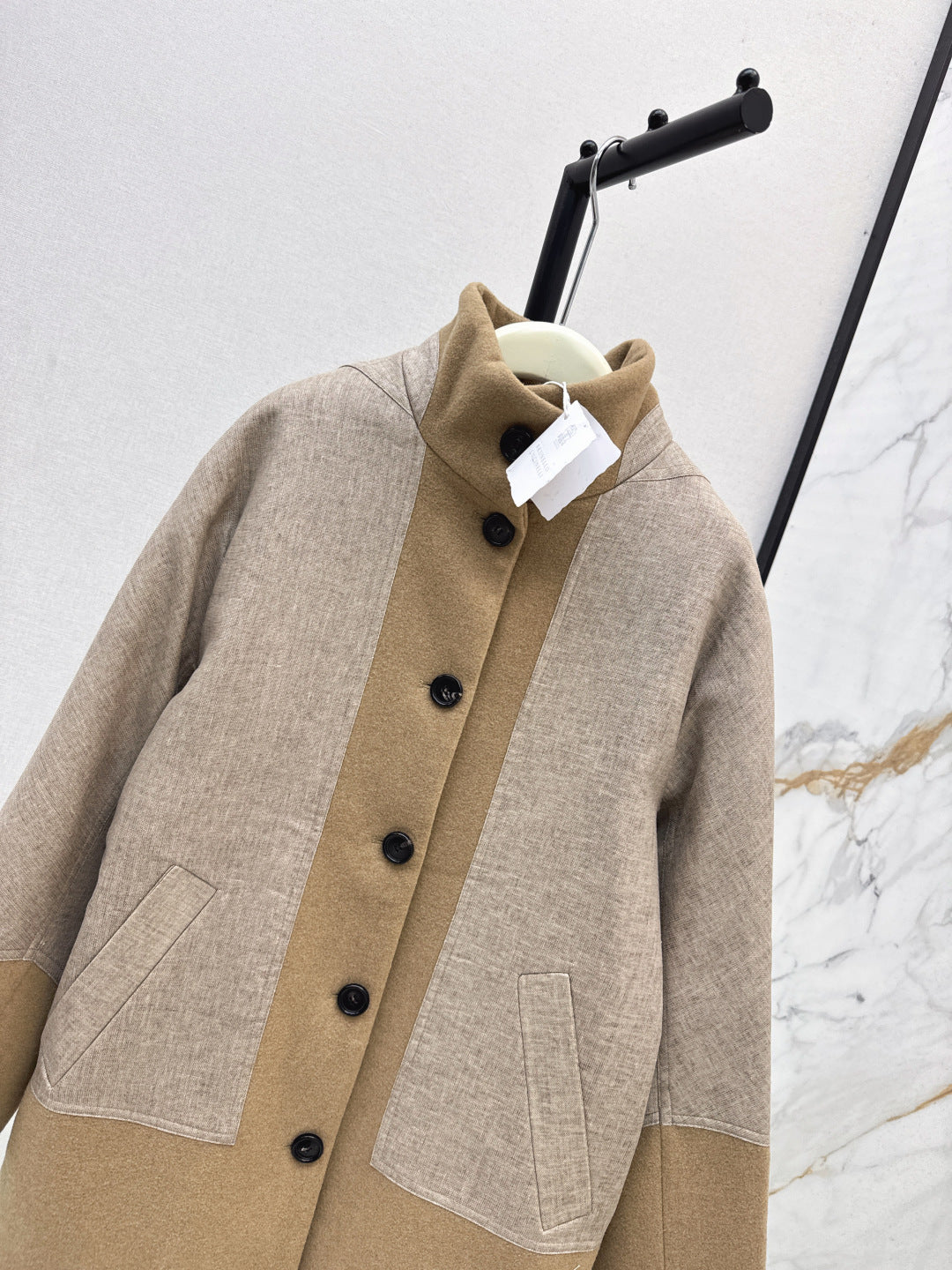 Loro New stand collar coat