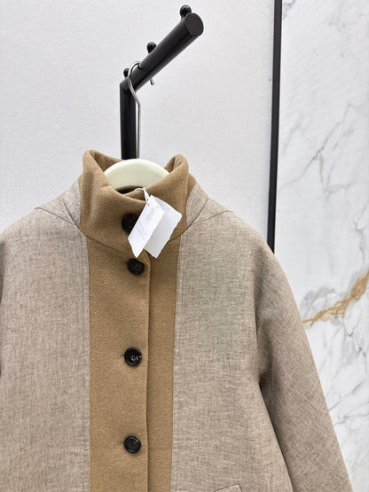 Loro New stand collar coat