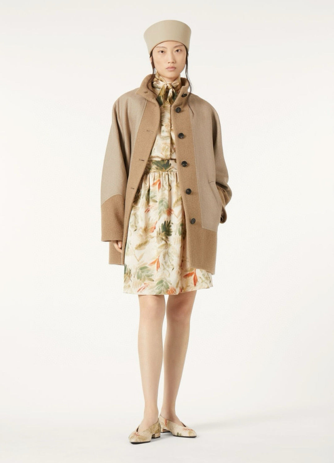 Loro New stand collar coat