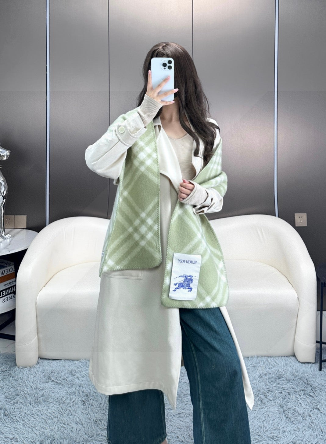 Bur classic wool scarf