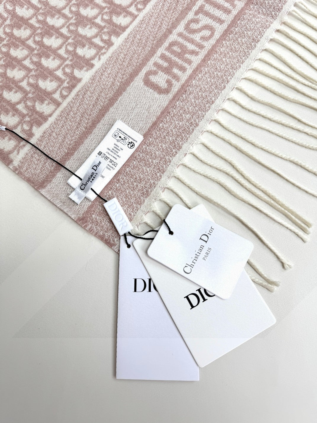 CD Classic printed double-sided cashmere scarf