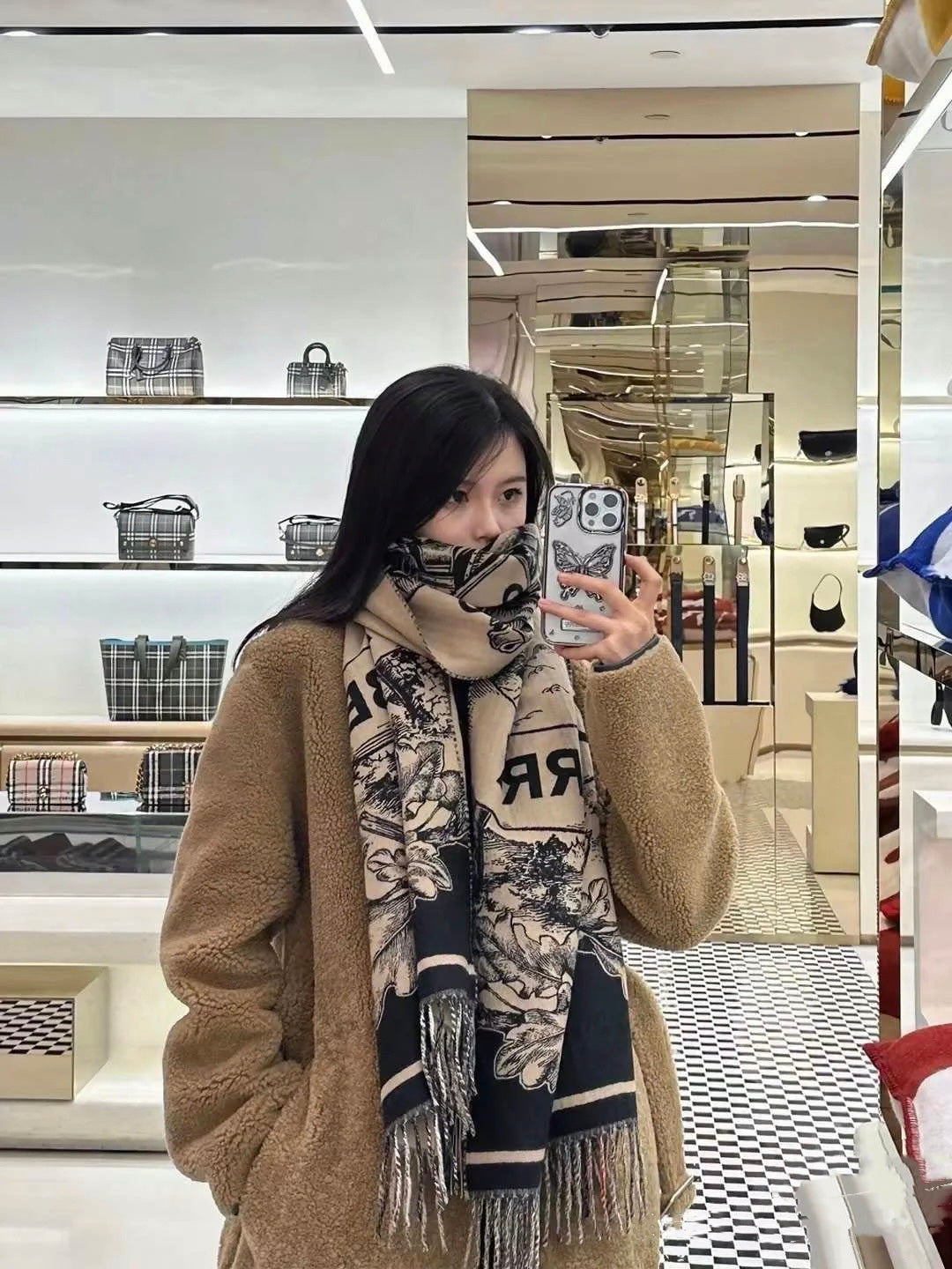 Bur War Horse Knight Reversible Shawl