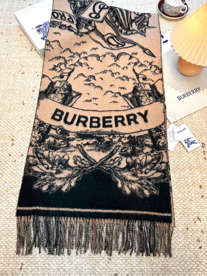 Bur War Horse Knight Reversible Shawl