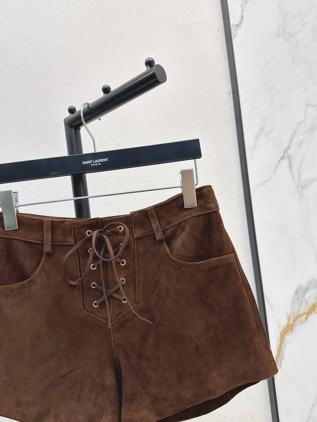 Saint New suede short