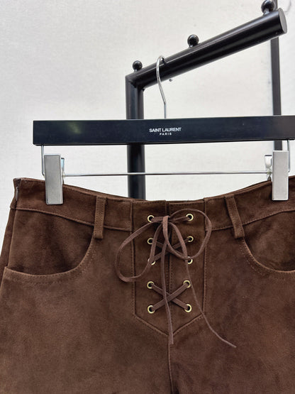 Saint New suede short