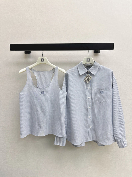 Loe New Striped vest + shirt