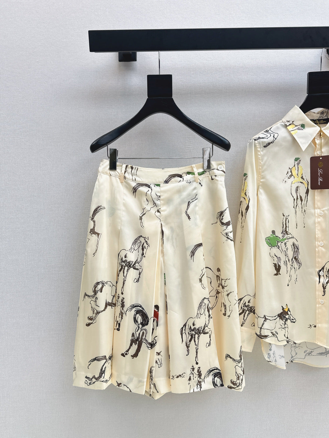 Loro New Cropped wide-leg pants