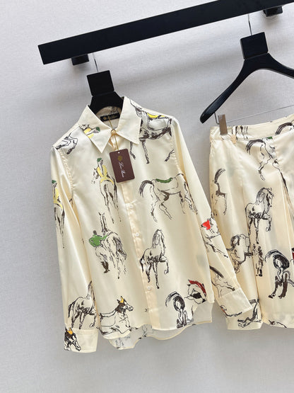 Loro New patterned shirt