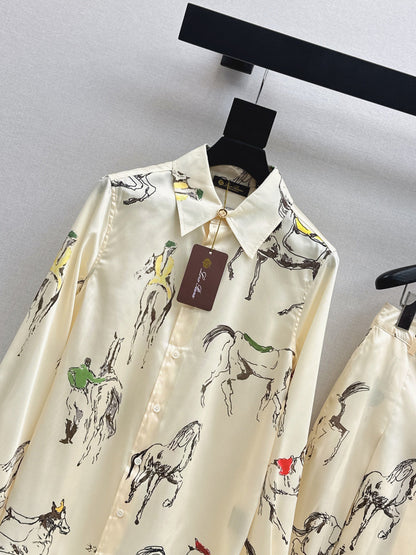 Loro New patterned shirt