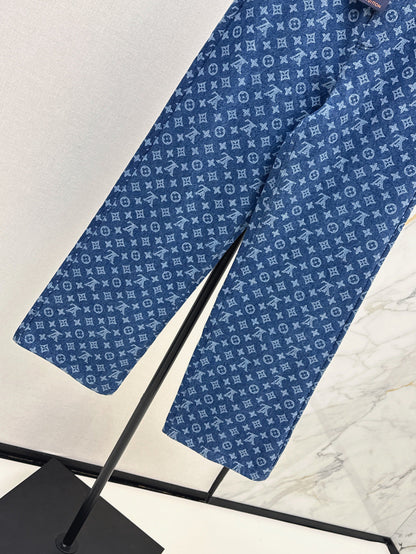 Louis New jacquard jeans