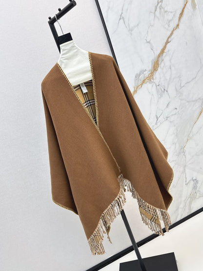 Bur New wool scarf cloak