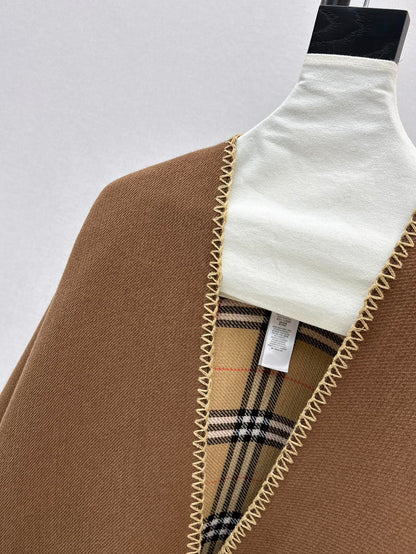 Bur New wool scarf cloak