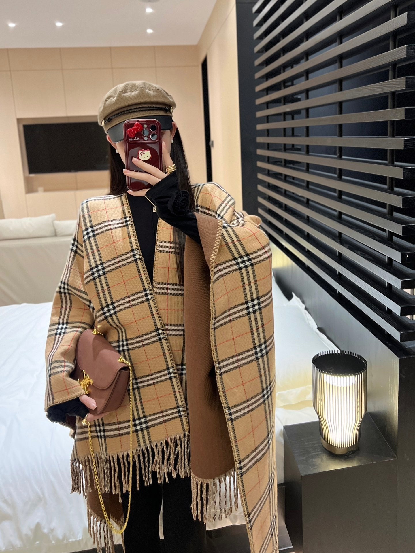 Bur New wool scarf cloak