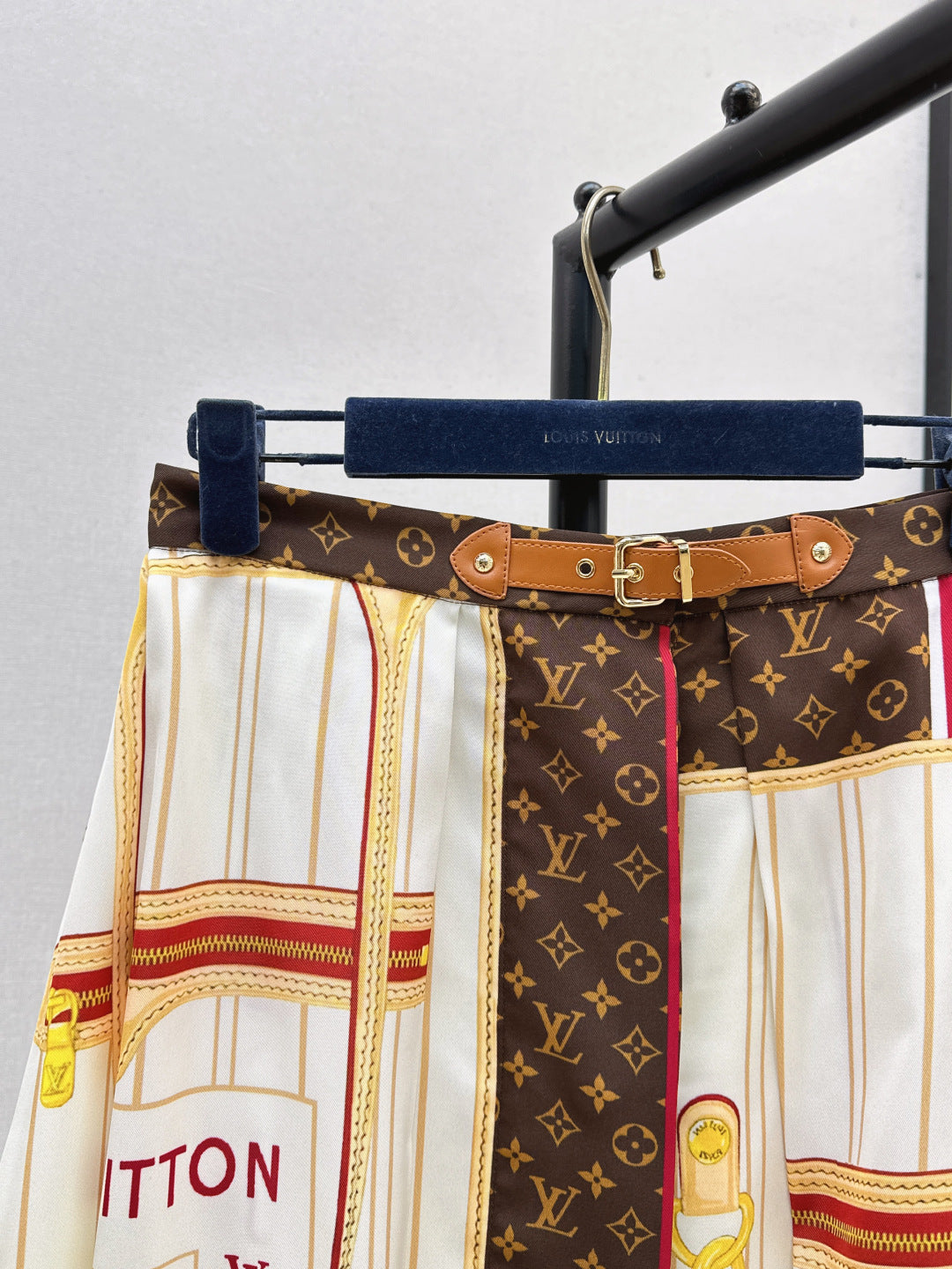 Louis New Color block skirt