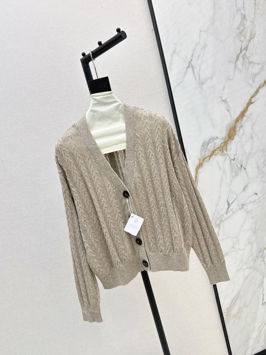 Brune  New V-neck cardigan