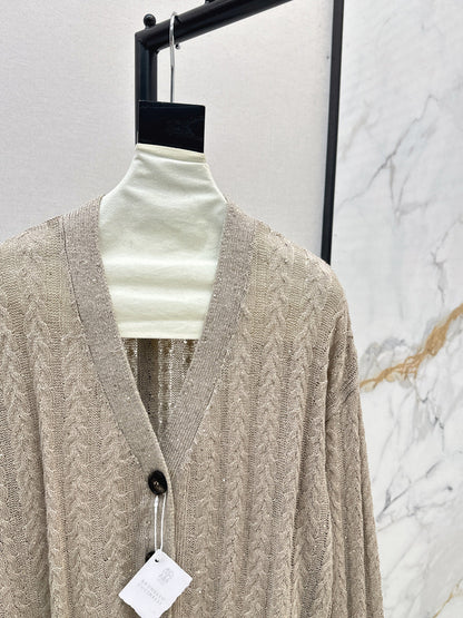 Brune  New V-neck cardigan