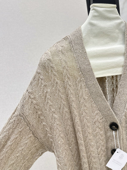 Brune  New V-neck cardigan