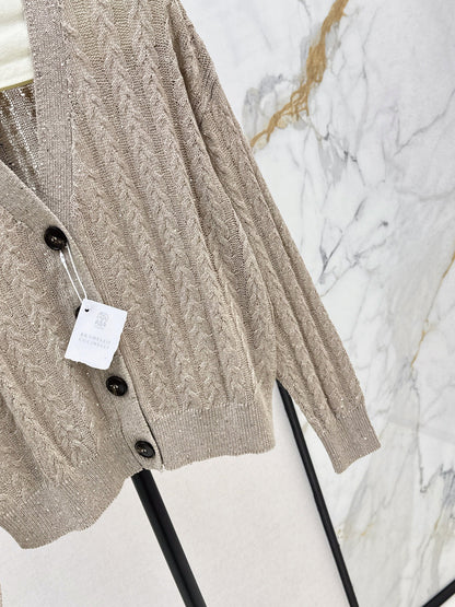 Brune  New V-neck cardigan