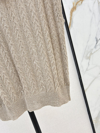 Brune New linen vest