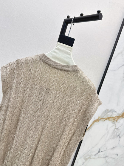 Brune New linen vest