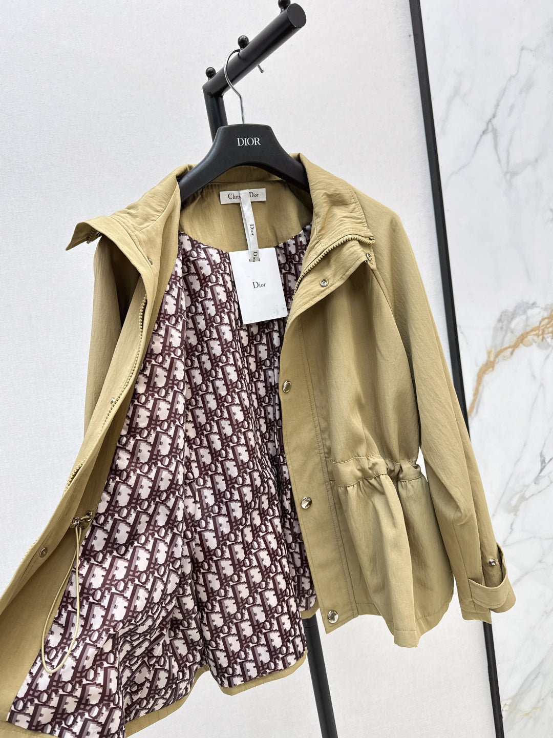 CD New waisted trench coat