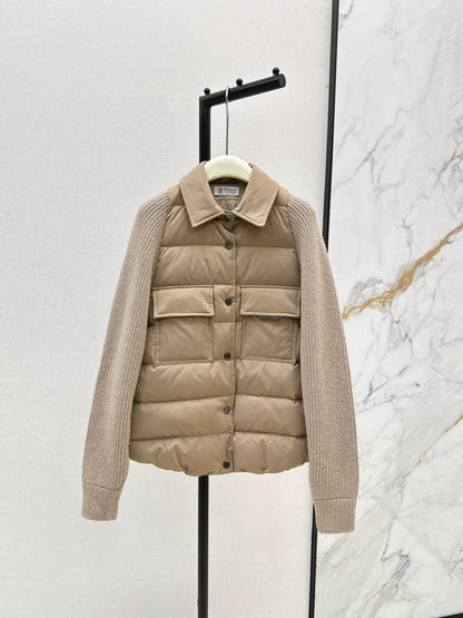 Brune New lapel down jacket