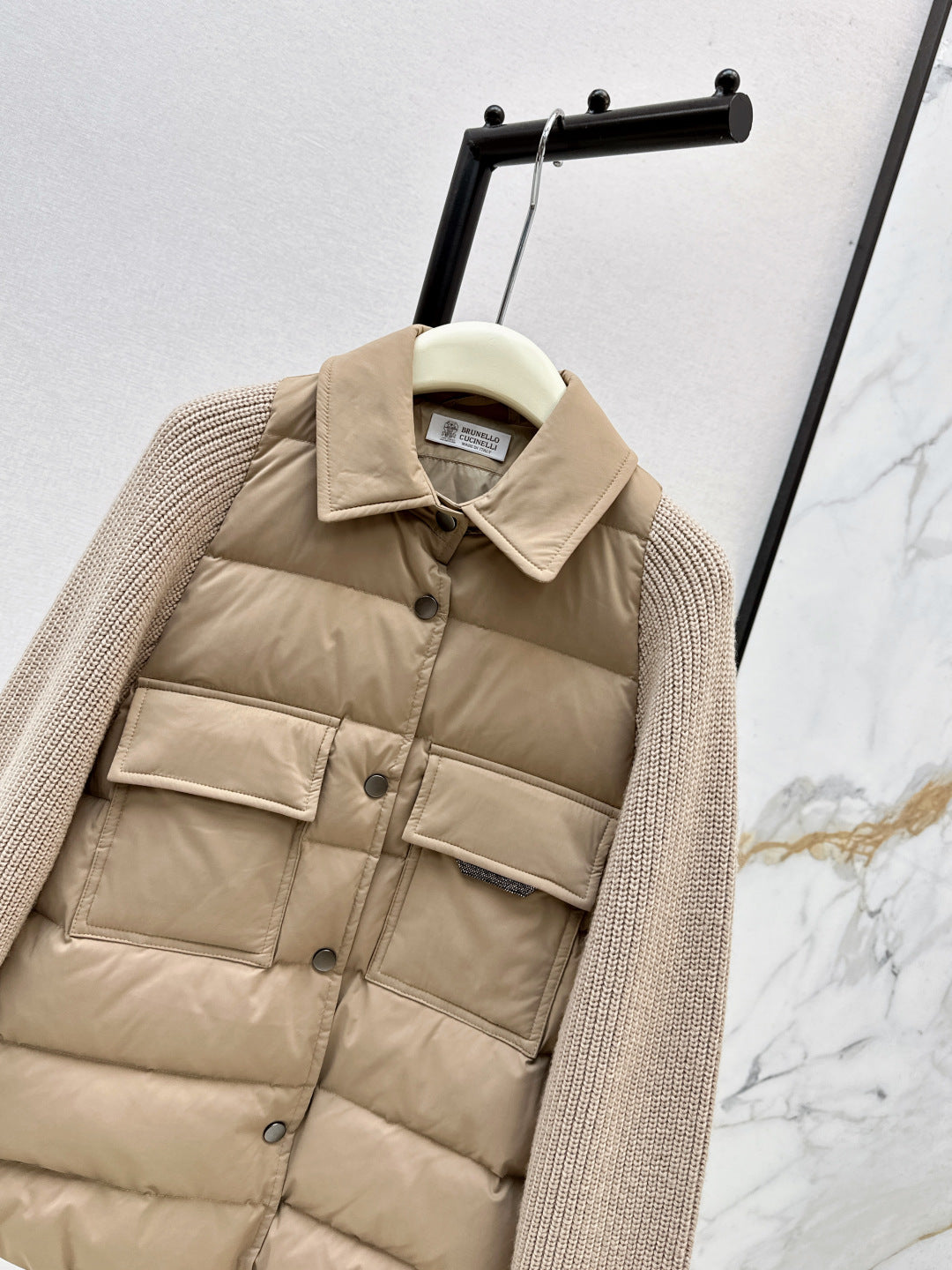Brune New lapel down jacket