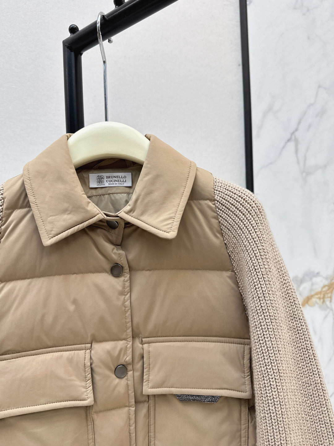 Brune New lapel down jacket