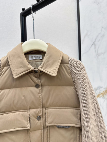 Brune New lapel down jacket