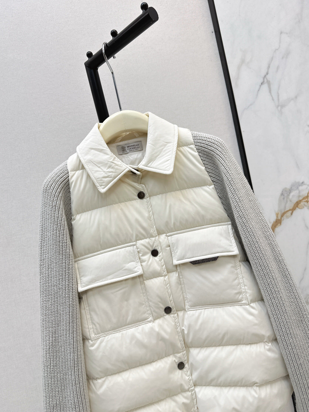 Brune New lapel down jacket