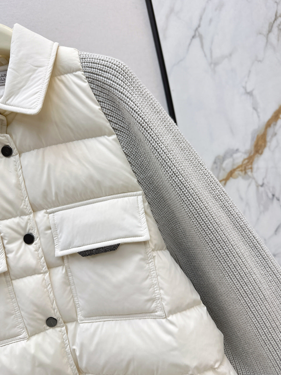 Brune New lapel down jacket