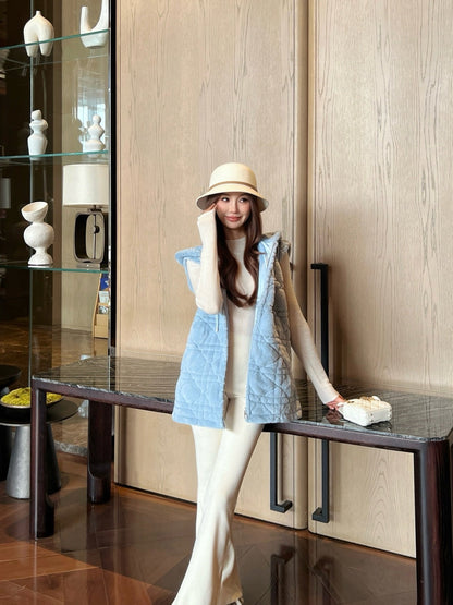 CD New  Hooded vest jacket